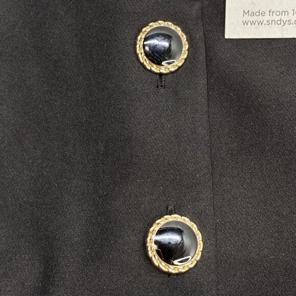 SNDYS Women's Black A-Line Mini Dress Size S | New with Tags - Picture 2 of 11